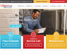 Tablet Screenshot of logan-inc.com